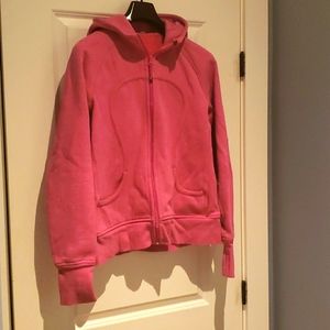 Lululemon Scuba Hoodie Pink Sparkle 14